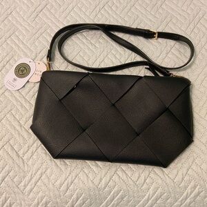 Melie Bianco - Connie Black Recycled Vegan Crossbody Bag